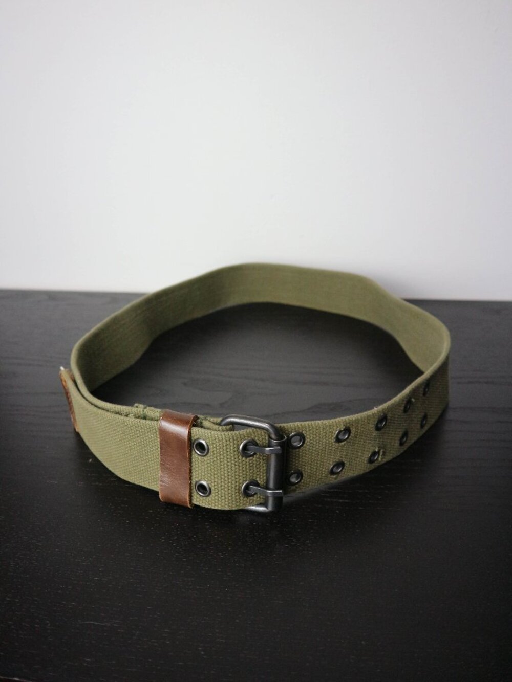 Timberland Cotton Canvas Olive Colour Belt Mens 42" Length
